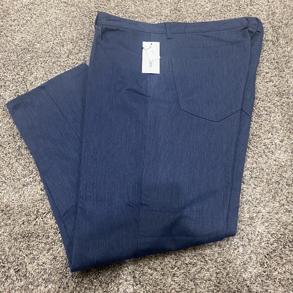 NWT Calvin Klein Slim Fit Men's Jeans 38 x 30 409006X Cadet Navy 497 Flat Front - Picture 1 of 9